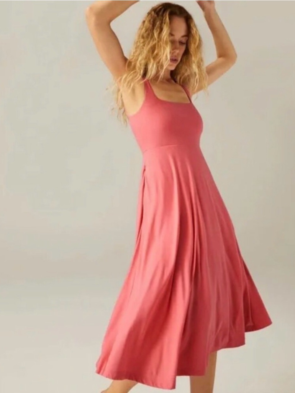 Beyond Yoga Featherweight At The Ready Square Neck Dress - Worn once!